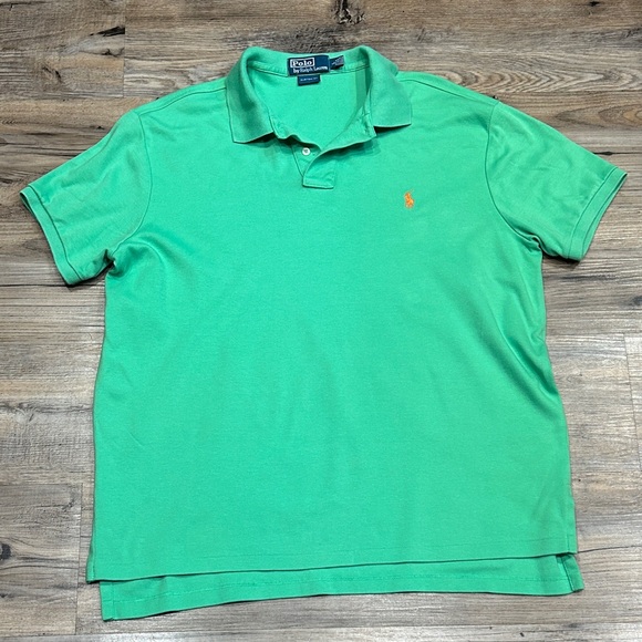 Polo by Ralph Lauren Green Polo Shirt - Picture 1 of 5